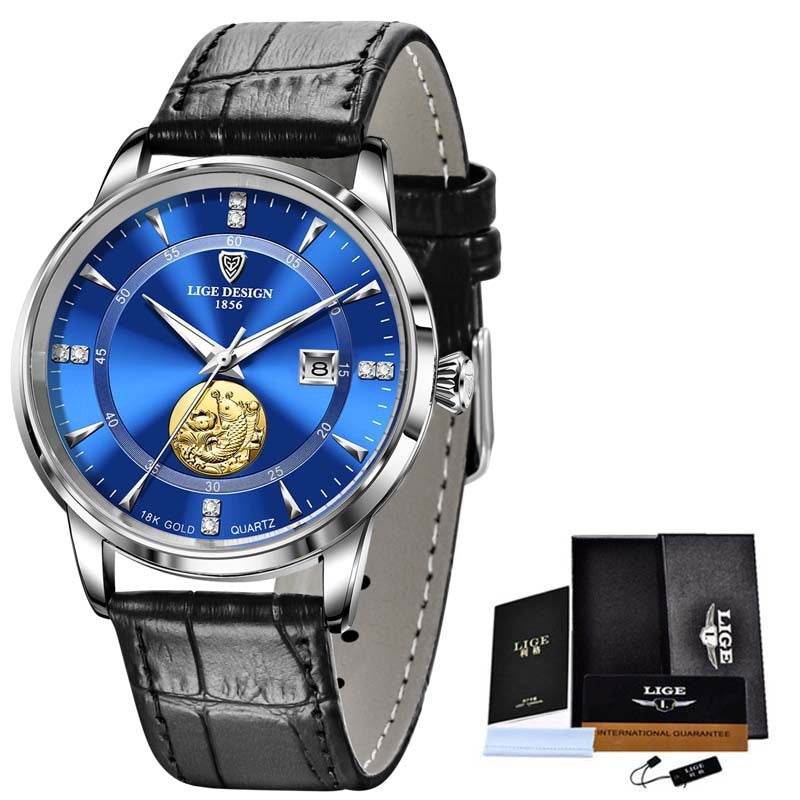Buy Center Men's Mechanical Watch - Waterproof, Double Calendar, Luminous Design - Buy Center