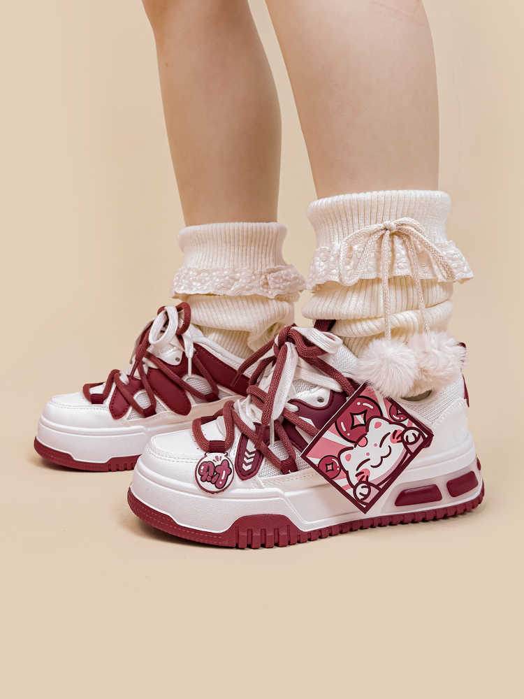 Red Board Women's Sports Platform Bread Shoes - Stylish, Comfortable Flats - Buy Center