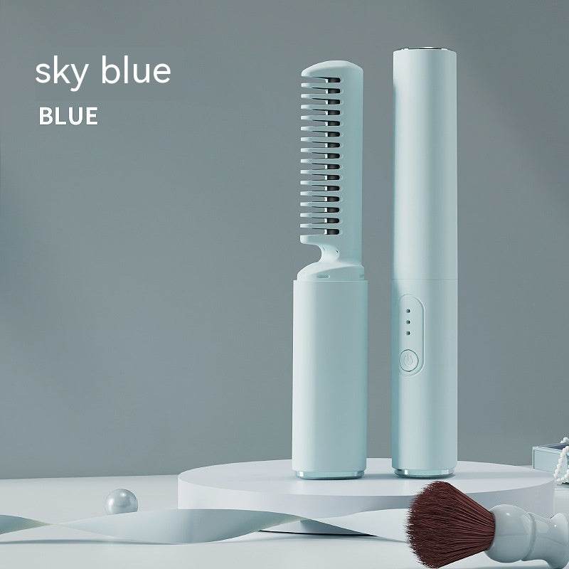 Mini Wireless Straightening Comb - Portable Anion Hair Straightener 2025 - Buy Center