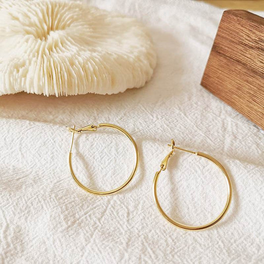 South Korean Style Exaggerated Geometric Earrings - Trendy Modern Design - Buy Center