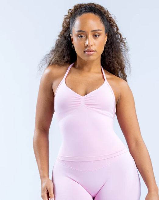 Women's Sports Yoga Vest - Stylish Halter Top, Sweat-Absorbing Fabric - Buy Center