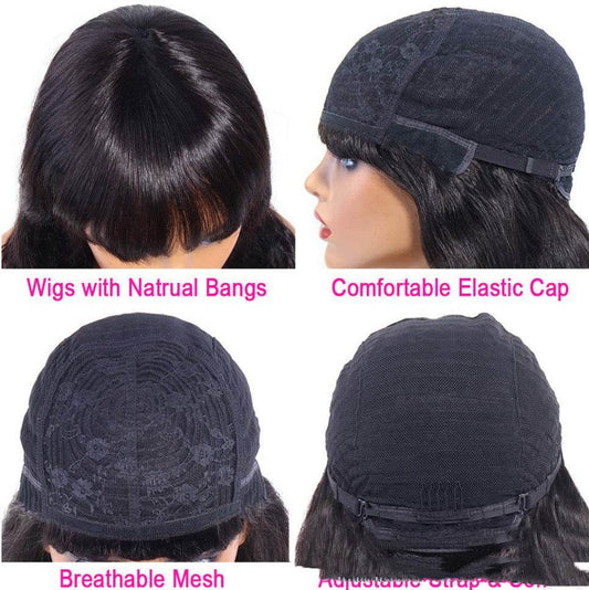 BODY WAVE Full Machine Made Wig - Volume & Versatility for Stylish Women - Buy Center