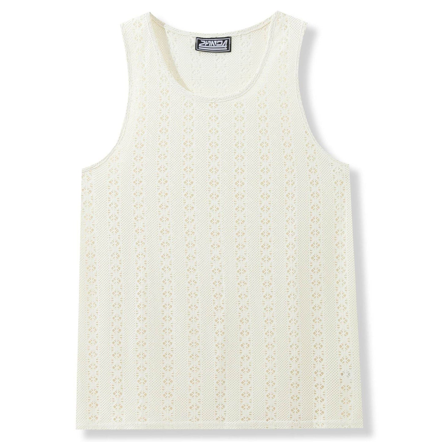 Casual Beach Style Round Neck Vest - Loose Fit in Khaki, White, Black - Buy Center