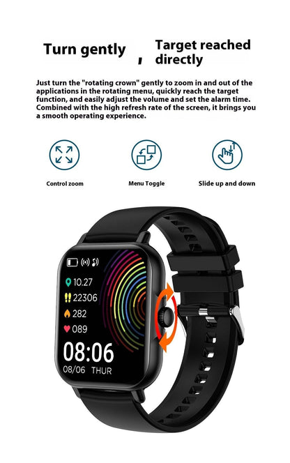 Bluetooth Calling Smart Watch for Men - Heart Rate & Sleep Monitoring - Buy Center