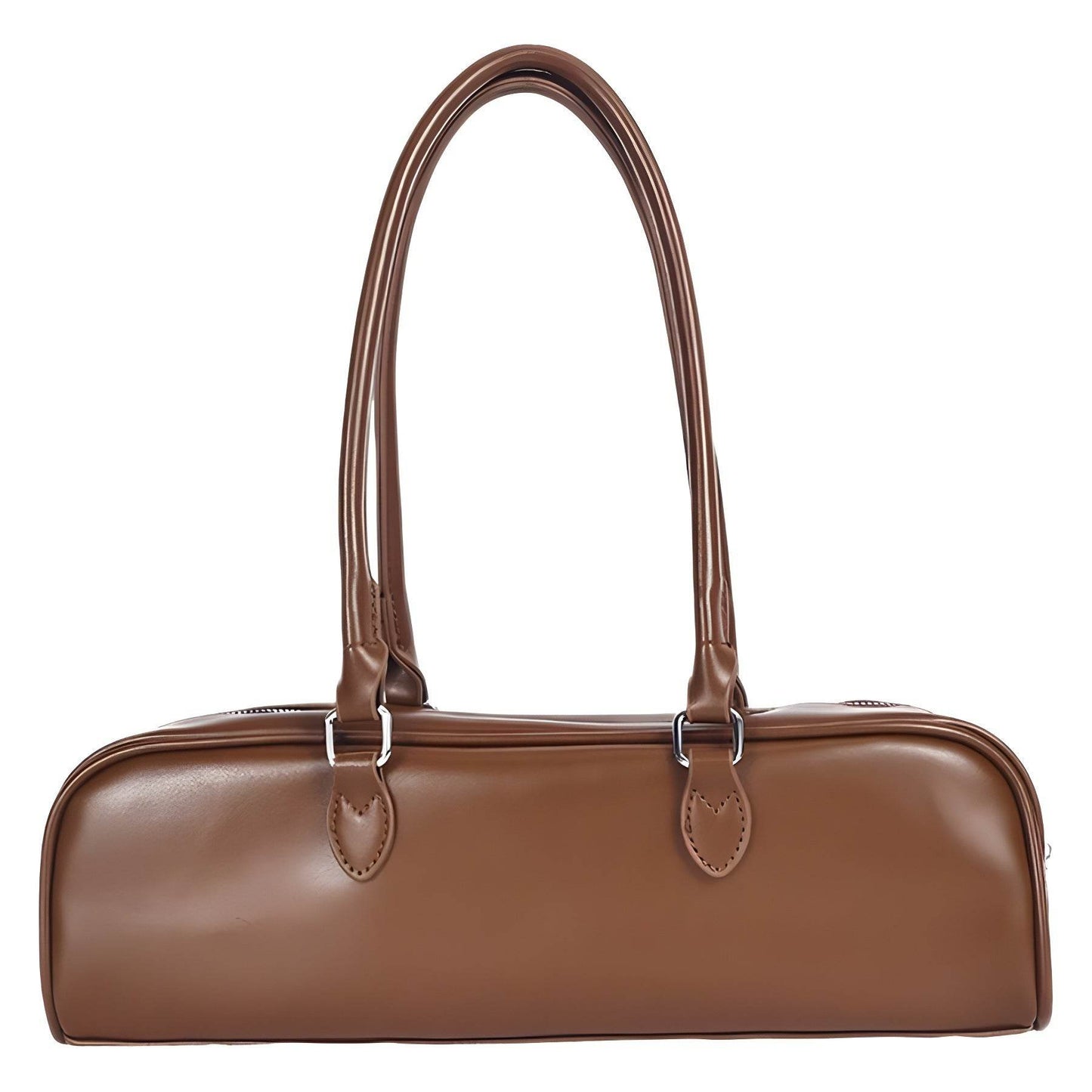 Buycenter Women's High-Grade Soft Leather Baguette Bag - Stylish & Versatile - Buy Center
