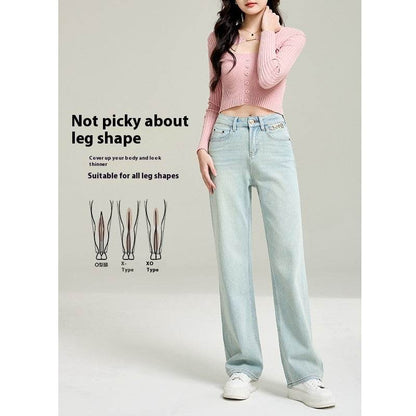 Women's High Waist Wide Leg Jeans - Trendy & Slimming Casual Style - Buy Center