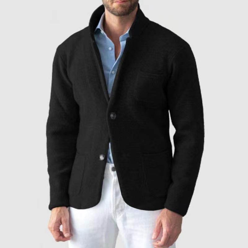 Buycenter Slim Stand Collar Jacket - Cotton Blend, Stylish & Comfortable - Buy Center