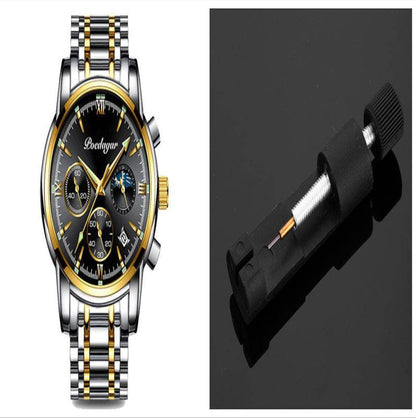 Multifunctional Men's Waterproof Watch - Luminous Quartz Style from Buycenter - Buy Center