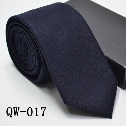 Elegant Men's Super Narrow Bow Tie - Trendy Wool-like Cotton Stripes - Buy Center