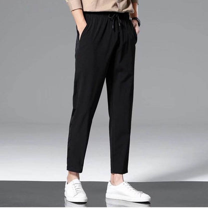 Thin Ice Silk Casual Pants - Men's Loose Sweatpants in Multiple Colors - Buy Center