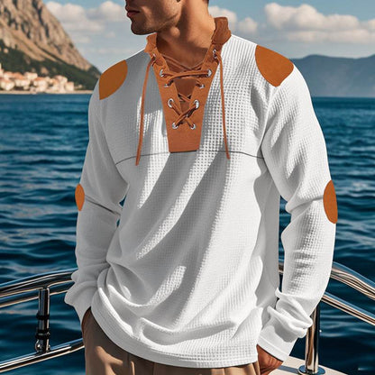 Buycenter Waffle Pullover - Multicolor Long Sleeve Sports Top for All Sizes - Buy Center