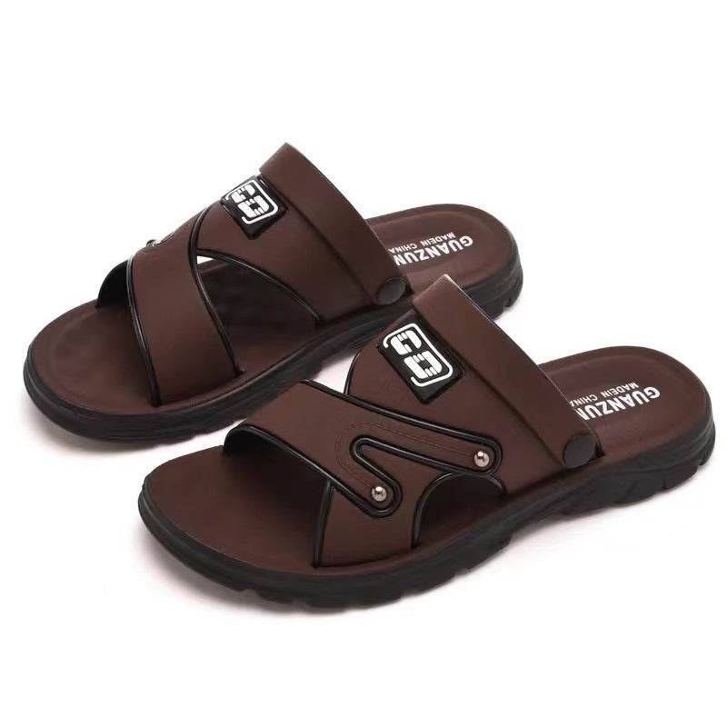 Men's Non-Slip Beach Sandals - Stylish Platform Design for Summer Fun - Buy Center