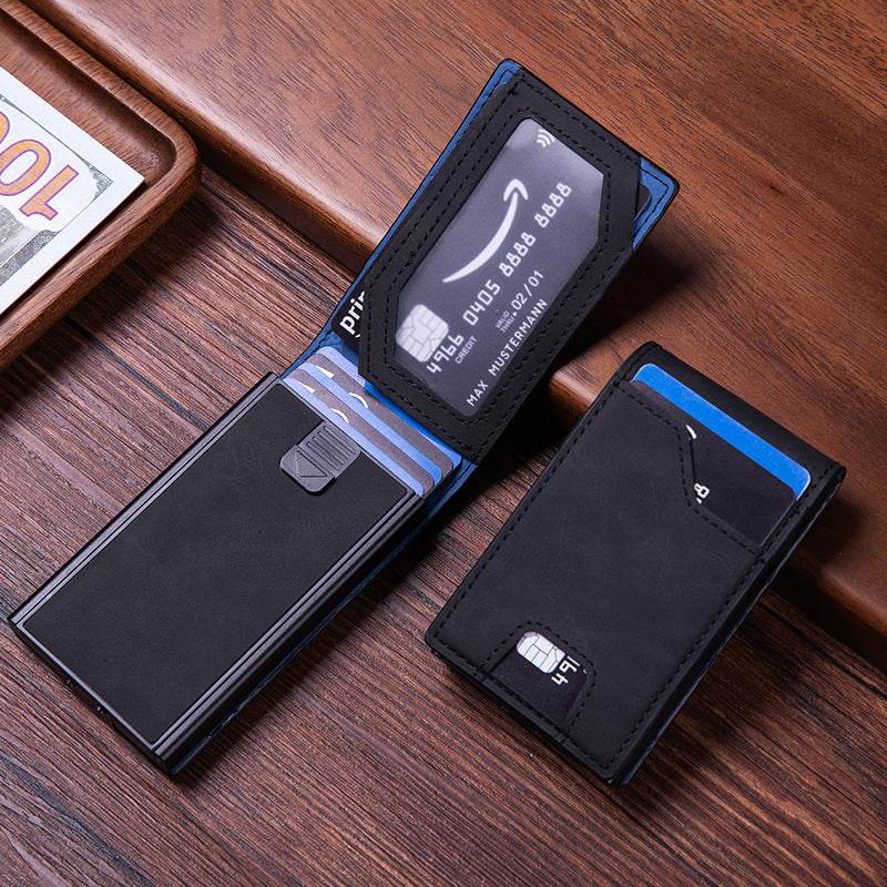 RFID Anti-Theft Card Wallet - Stylish Aluminum Alloy for Men & Women - Buy Center