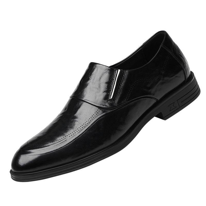 Men's Height Increasing Leather Shoes - Premium Formal Style for Business - Buy Center