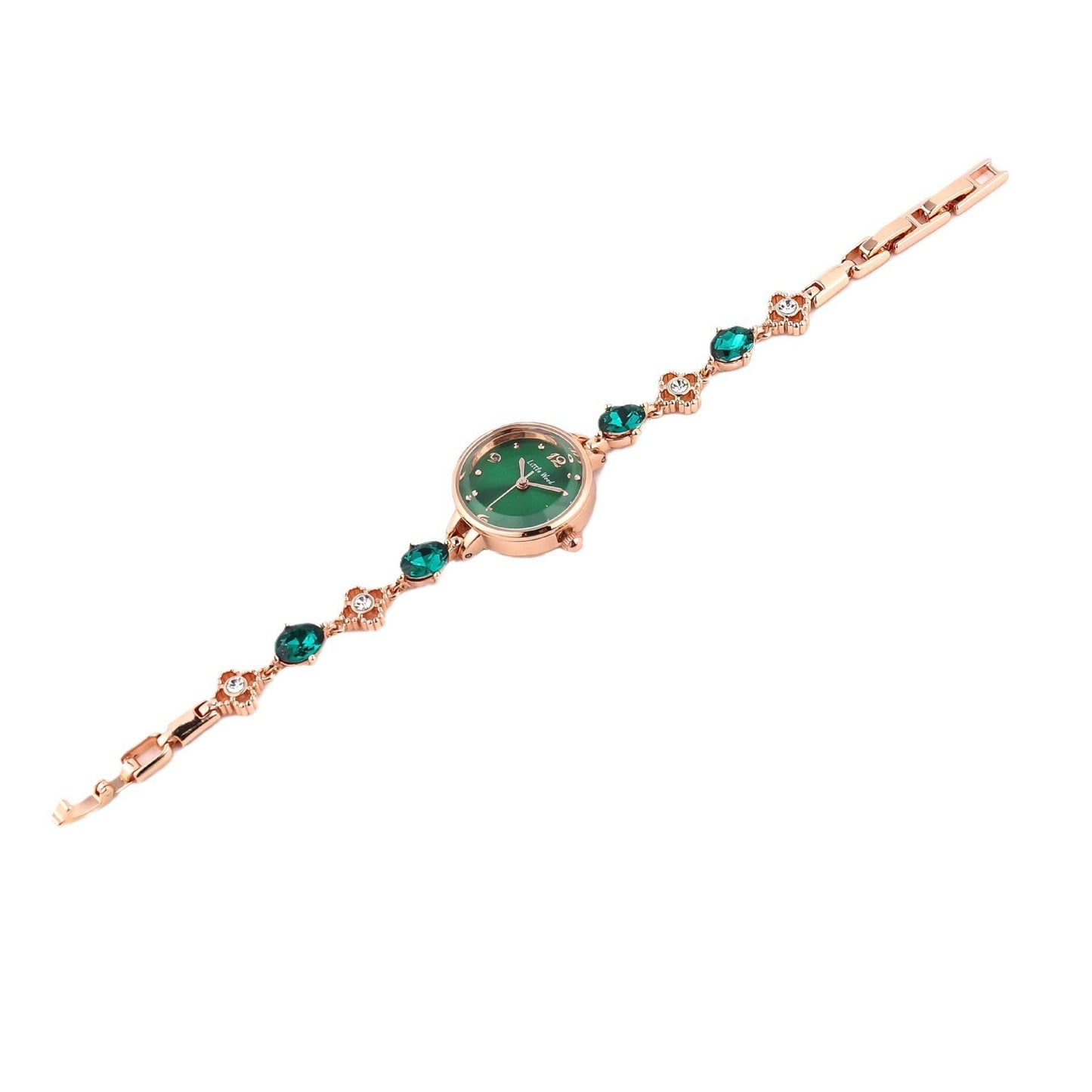 Buy Center Small Green Women's Bracelet Watch - Elegant Casual Design - Buy Center