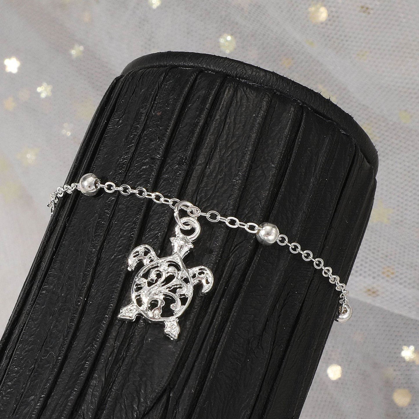 Buy Center Small Turtle Anklet - Creative Body Jewelry for Gift-Giving - Buy Center