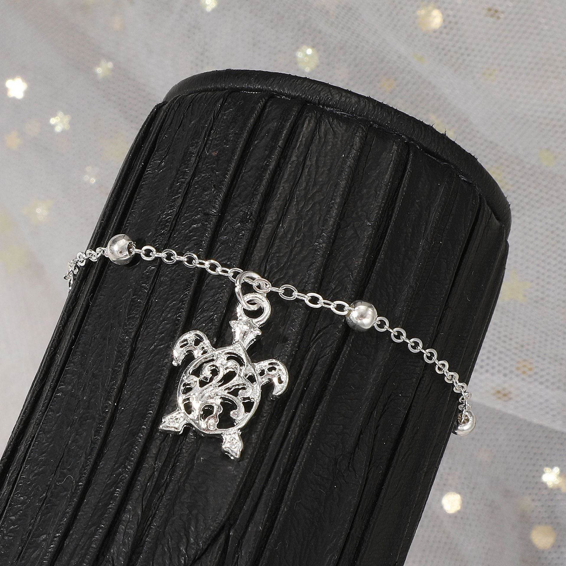 Buy Center Small Turtle Anklet - Creative Body Jewelry for Gift-Giving - Buy Center