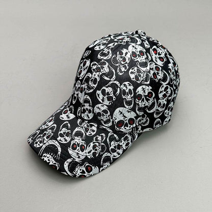 Graffiti Skull Pattern Baseball Cap - Breathable, Stylish Design for 2025 - Buy Center