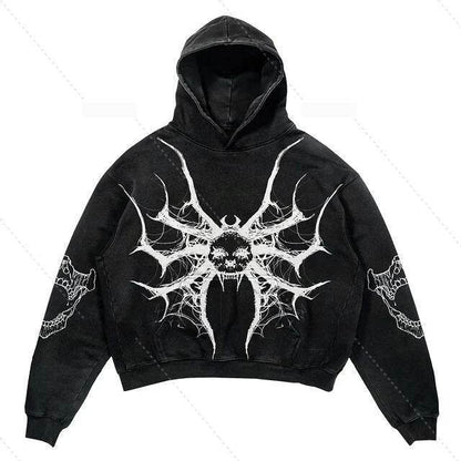 Hip Hop Retro Harajuku Hoodie for Men - Trendy Pullover Sports Sweater - Buy Center