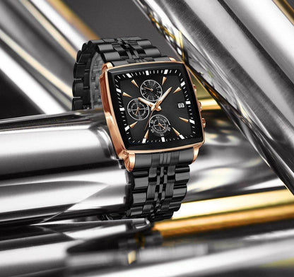 High-End Smart Men's Watch - Waterproof, Multifunctional & Stylish Glow - Buy Center