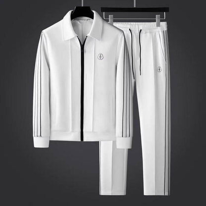 Trendy Sports 3D Cutting Jacket Suit - Cotton Long Sleeve & Pants 2025 - Buy Center