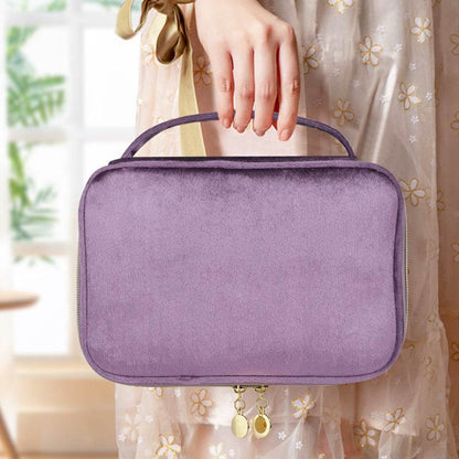 Stylish Velvet Cosmetic Bag - Multi-functional & Portable Fashion Accessory - Buy Center