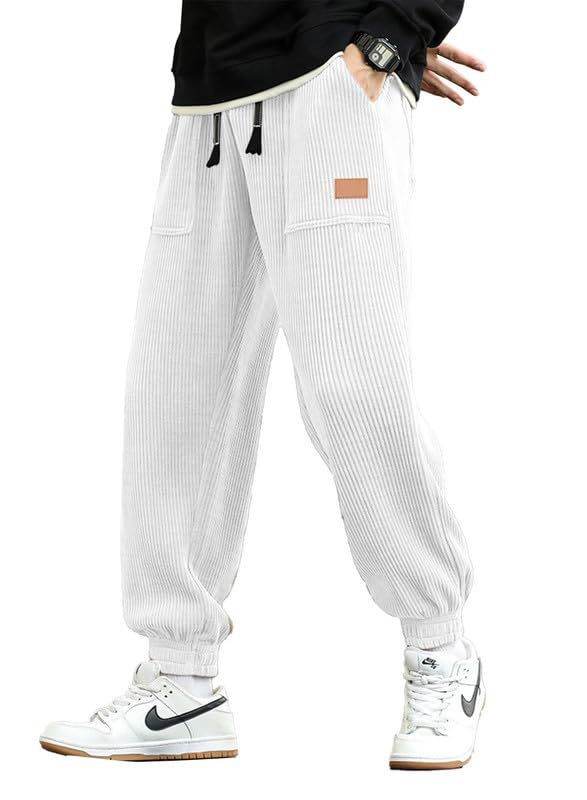 Men's Loose Corduroy Overalls - Comfortable Jogging Pants, Trendy Styles 2025 - Buy Center
