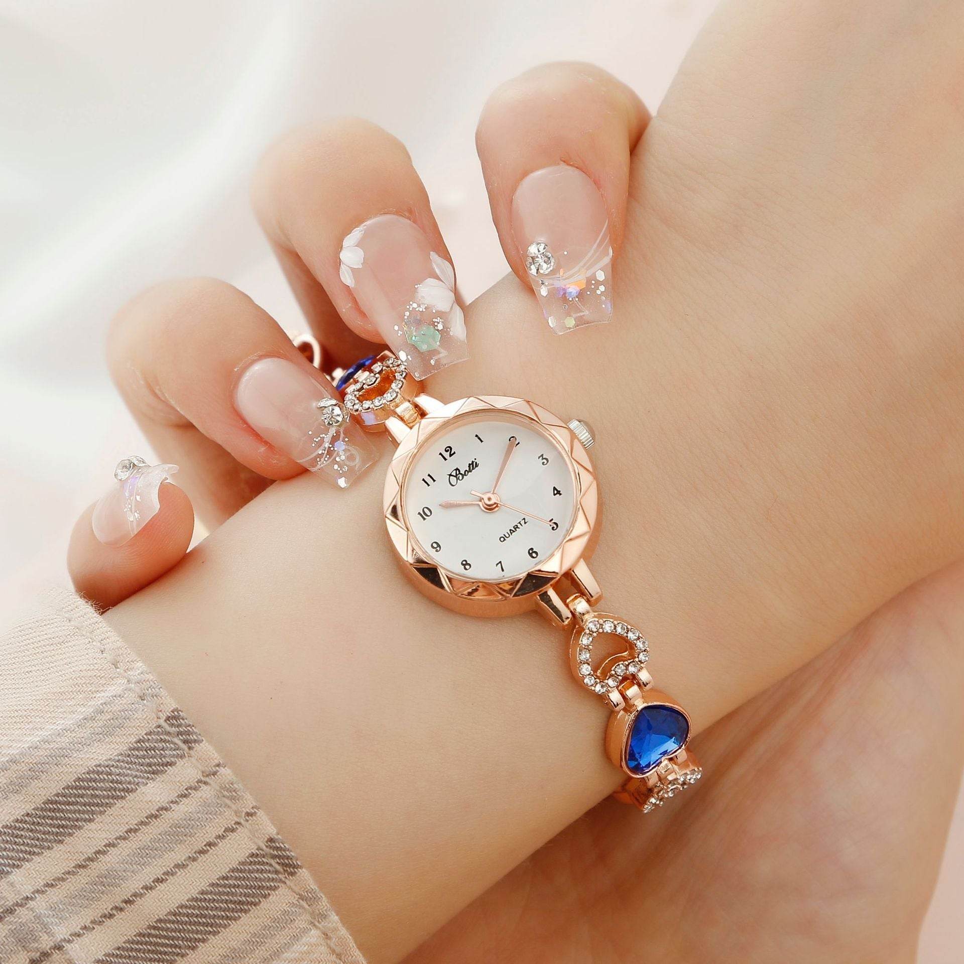 Women's Light Luxury Quartz Watch - Elegant Accessories Set Included - Buy Center