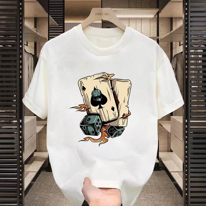 Buycenter High Street Printed Motorcycle T-Shirt - Short Sleeve for Casual Style - Buy Center