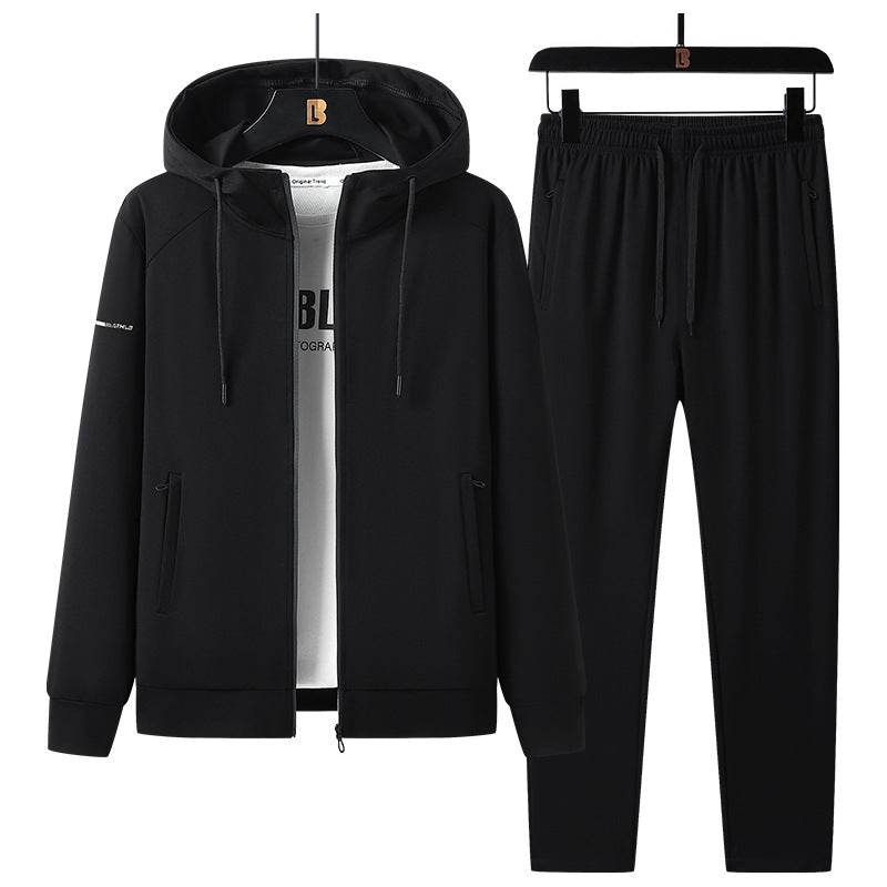 Men's Sports Leisure Suit - Trendy Cotton Blend for Spring & Autumn - Buy Center