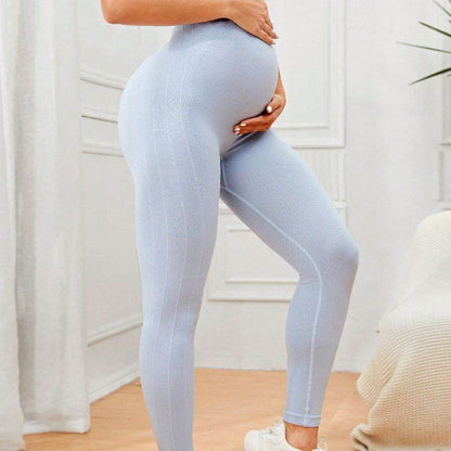 Buycenter High Waist Maternity Pants - Breathable, Quick Dry for Pregnancy - Buy Center