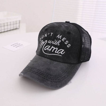 Buycenter Washed Embroidered Baseball Cap - Stylish Cotton for Spring & Autumn - Buy Center