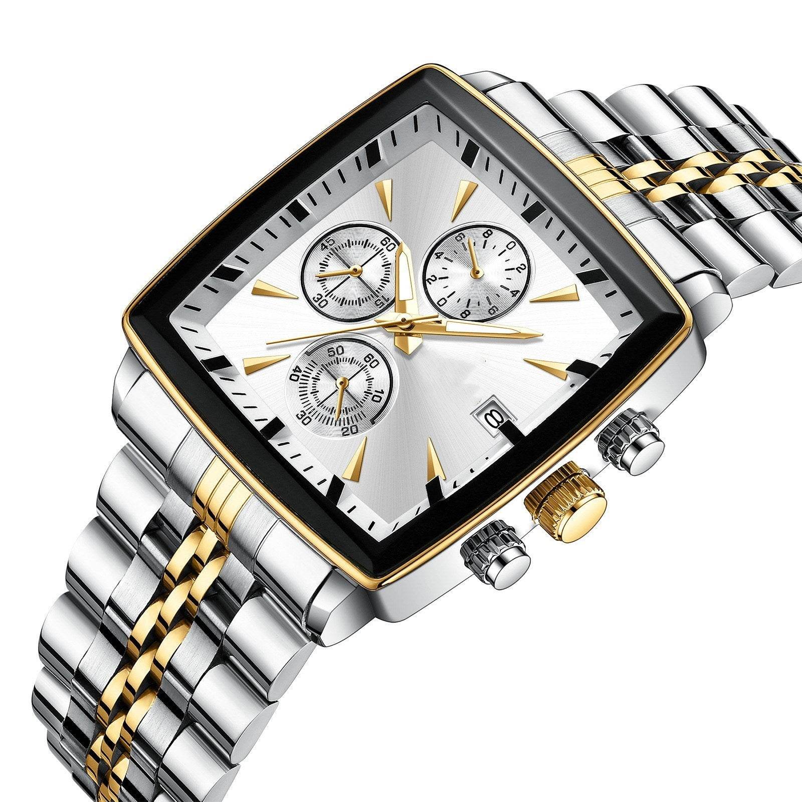 High-End Smart Men's Watch - Waterproof, Multifunctional & Stylish Glow - Buy Center