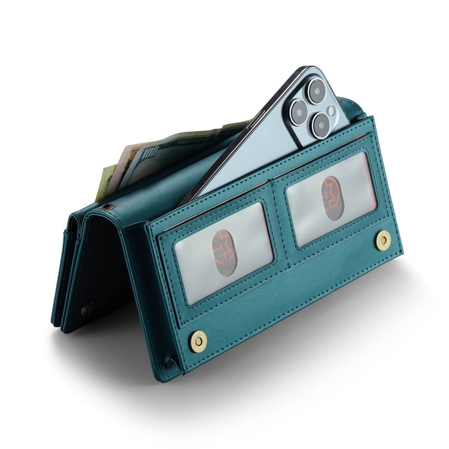 Universal Leather Wallet Case - Crossbody Phone Holder, Stylish & Functional - Buy Center