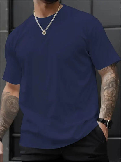 3D Printed Loose T-Shirt - Short Sleeve Round Neck in Various Colors - Buy Center