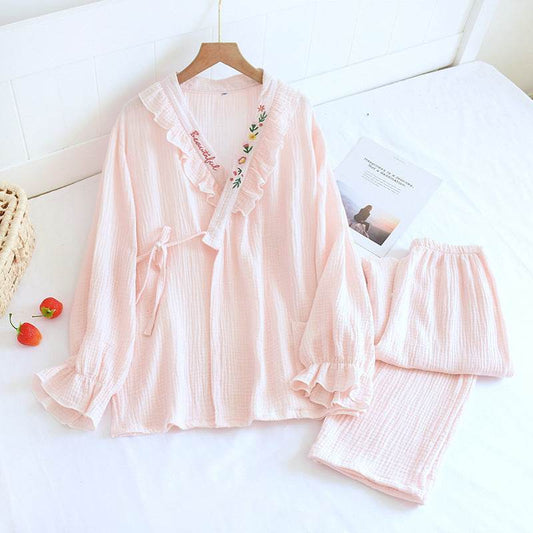 Comfortable All-Cotton Man Pajama Set - Stylish Sleepwear in Cherry Pink - Buy Center