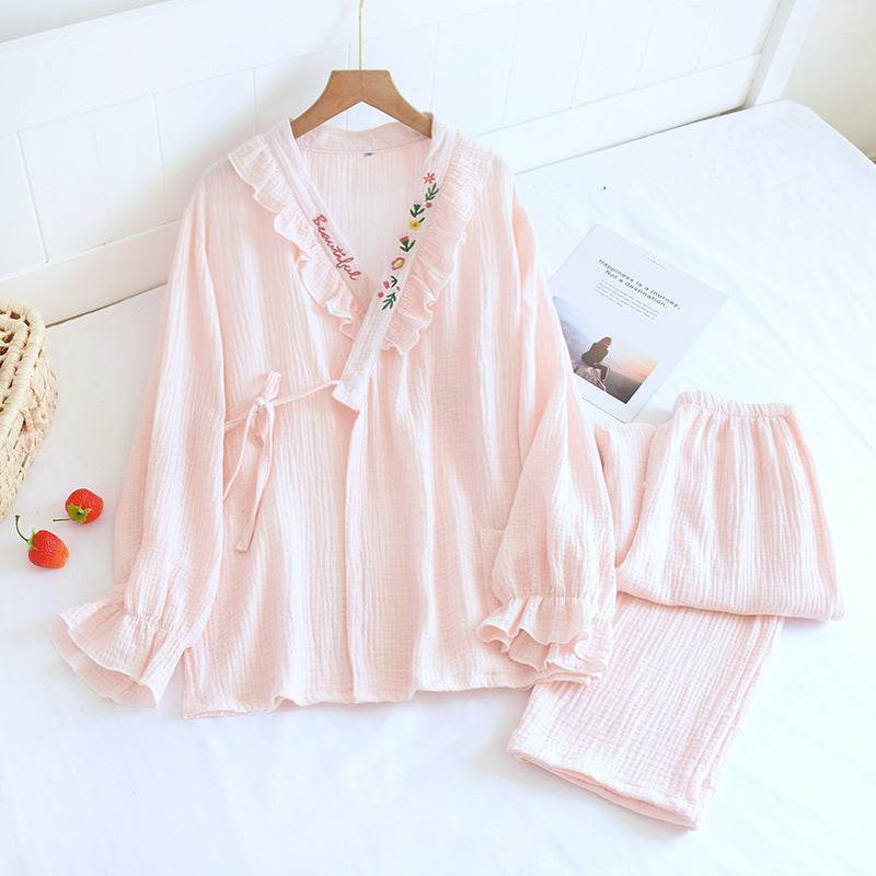 Comfortable All-Cotton Man Pajama Set - Stylish Sleepwear in Cherry Pink - Buy Center