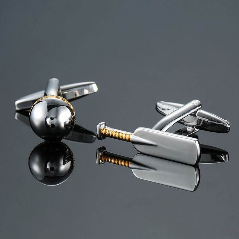 Grass Rose Gold & Silver Cufflinks - Premium Stylish Accessory for Anyone - Buy Center