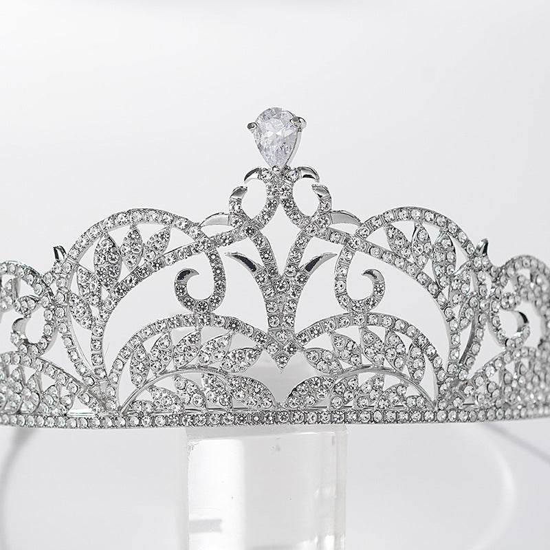 Adjustable Zircon Crown - High-End 925 Silver Bridal Jewelry for Elegance - Buy Center