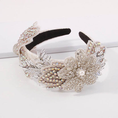 Vintage Crystal Wedding Hair Accessories - Geometric Headband for Brides - Buy Center