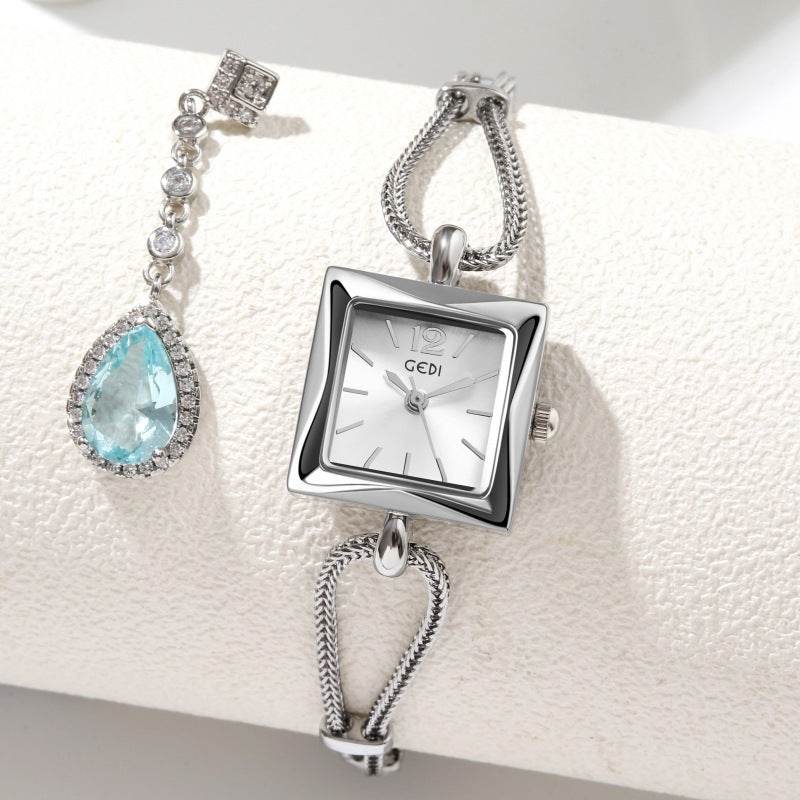 Buy Center Antique Style Square Plate Bracelet Watch - Fashion & Waterproof - Buy Center