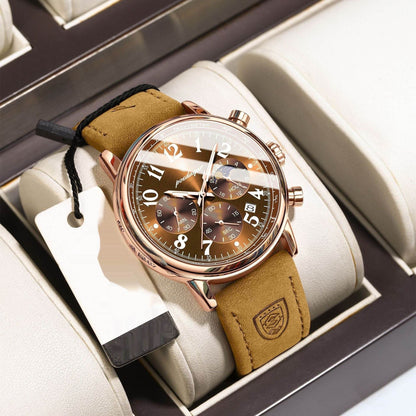 Multifunctional Luminous Quartz Men's Watch - Stylish & Versatile Design - Buy Center