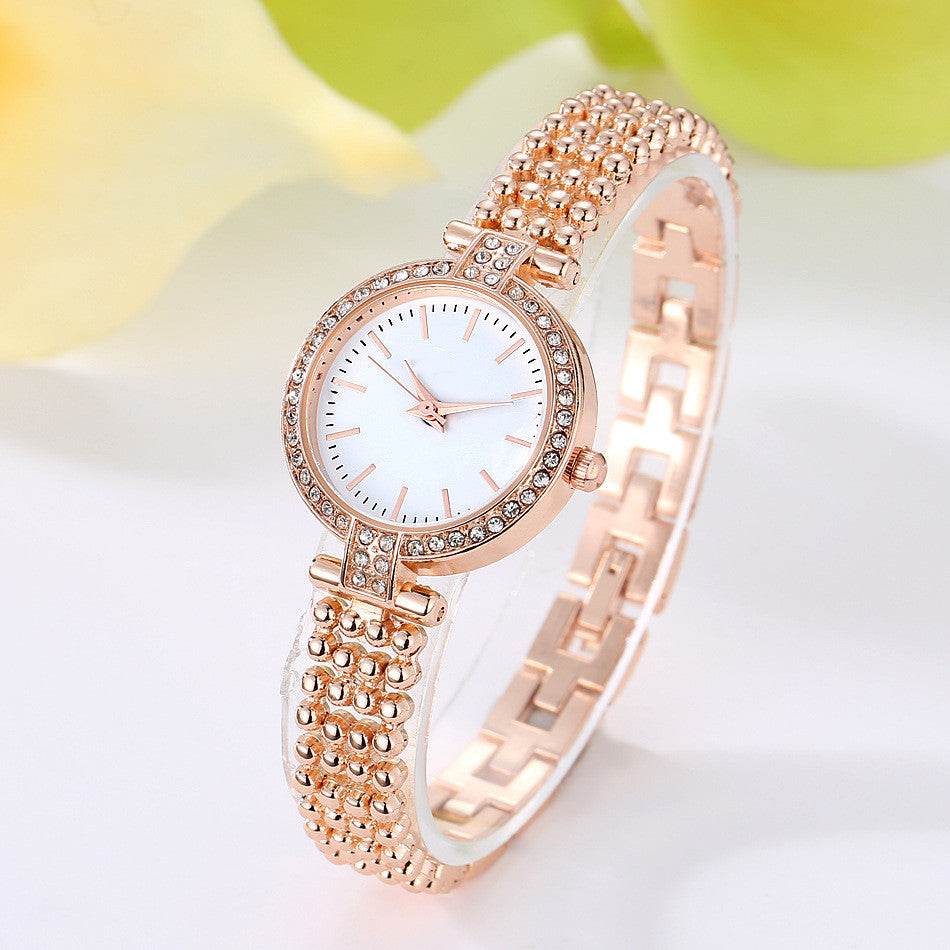 Buy Center Women's Fashion Watch - Elegant Alloy Bracelet in Gold & Silver - Buy Center