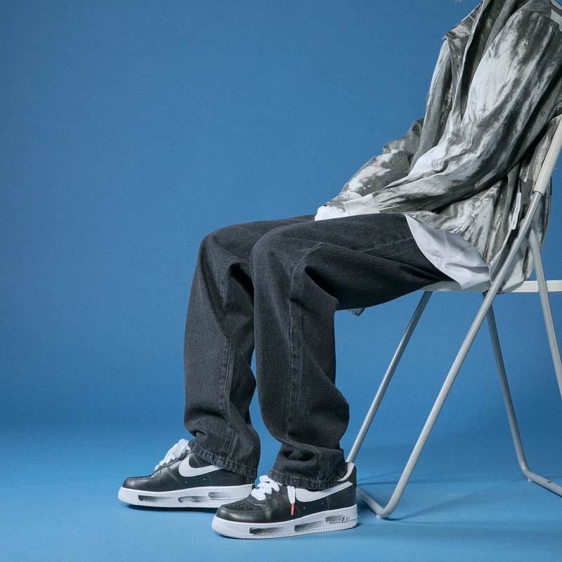 Men's Loose Straight Leg Jeans - Comfortable Denim for Every Occasion - Buy Center