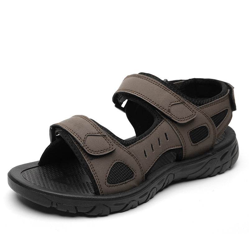 Men's Plus Size Sandals - Open Toe Comfort with Velcro Closure, 2025 Style - Buy Center