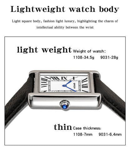 Roman Scale Waterproof Couple Watch - Trendy Fashionable Accessory 2025 - Buy Center