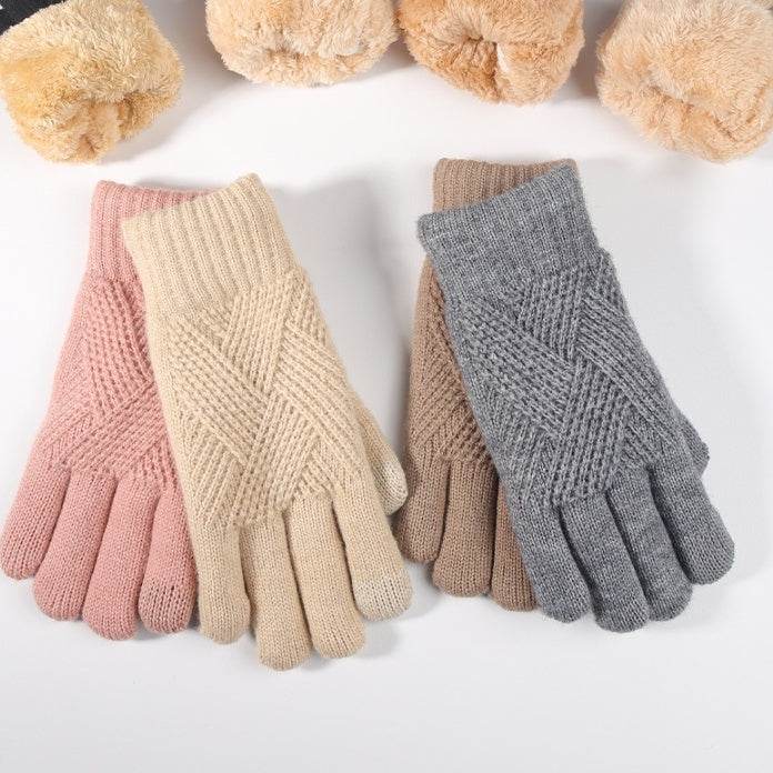 Women's Thermal Touch Screen Gloves - Double Layer, Windproof, Fleece-lined - Buy Center