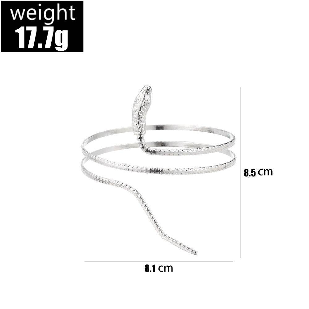 Buycenter Double-layer Snake Armband Bracelet - Trendy Body Jewelry - Buy Center