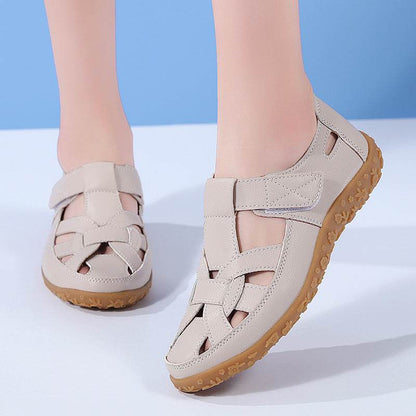 Beach Hollowed Flat Sandals - Stylish Comfort for Casual Summer Wear - Buy Center