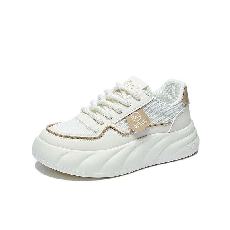 Height Increasing Breathable Sports Shoes for Women - Trendy Mid Heel - Buy Center